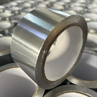 Ruban adhésif en aluminium sans doublure pour le collage de matériaux de construction, avec une forte adhérence et une résistance à la chaleur