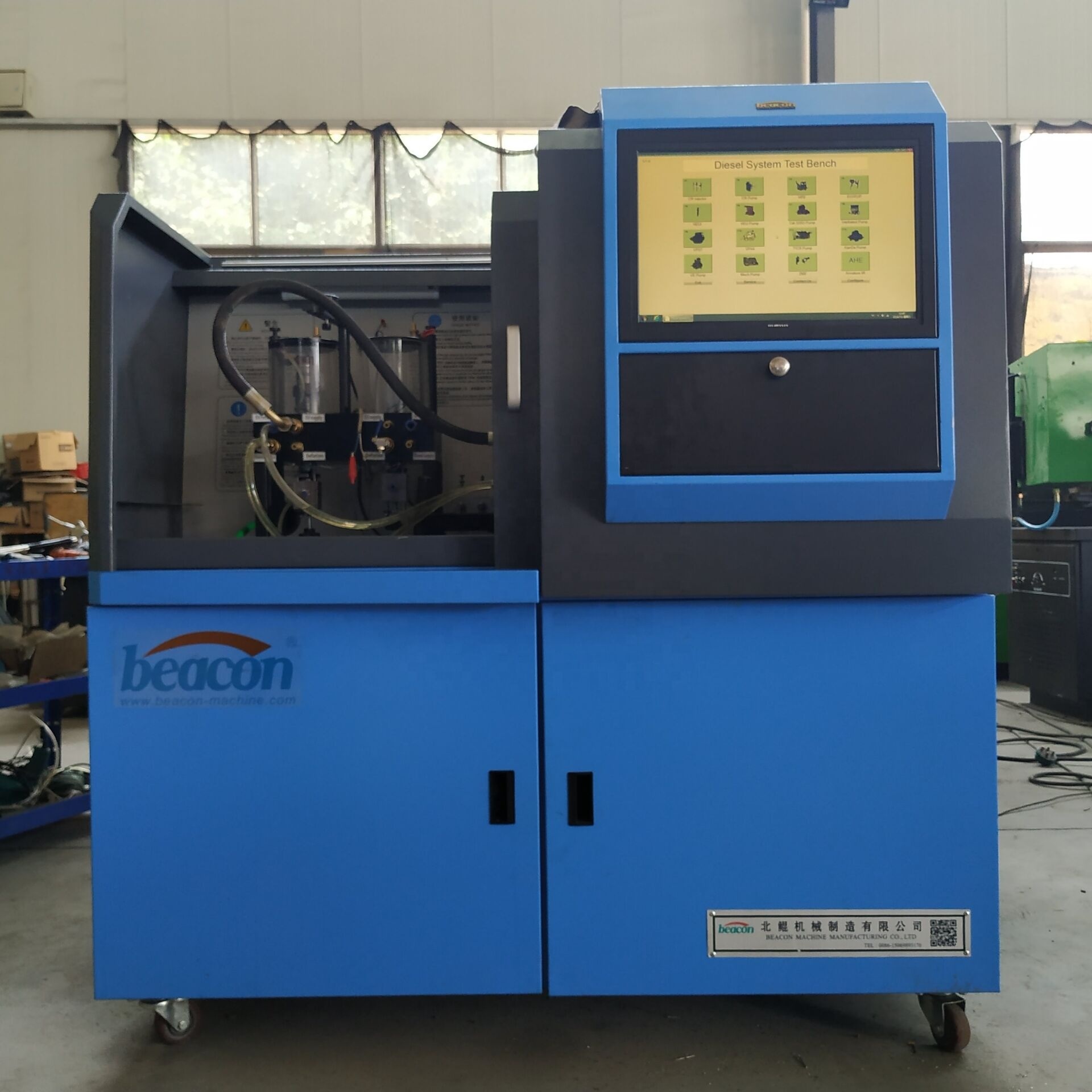 CR318 HEUI común carril inyector CR inyector piezoeléctricos del inyector máquina de prueba