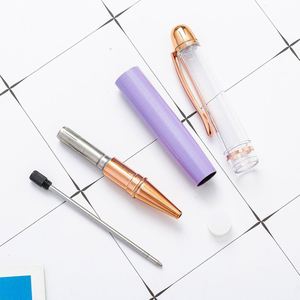 Recharges de stylo bille métalliques personnalisables DIY, format plus grand, pointe épaisse 1,0 mm, pour stylo - Product Image 4
