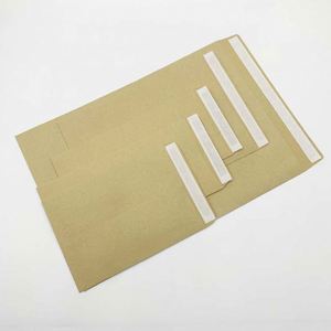 Custom <b>Printed</b> C4 C5 C6 <b>A4</b> A5 Size Brown Kraft <b>Paper</b> Manila Envelope With Logo or String - Product Image 3