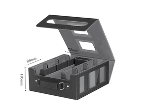 Customizable Window Pu Leather Card Box Multifunctional Detachable for Card Games and <b>Entertainment</b> - Product Image 3
