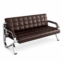 Nouvel ensemble de canapés et fauteuils de réception pour salon de coiffure, en métal