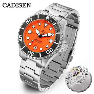 Nuevo reloj mecánico <span class=keywords><strong>CADISEN</strong></span> de 40MM para hombre, reloj con cristal de zafiro MIYOTA 8215, relojes automáticos, reloj luminoso resistente al agua de 10ATM para hombre - Product Image 1