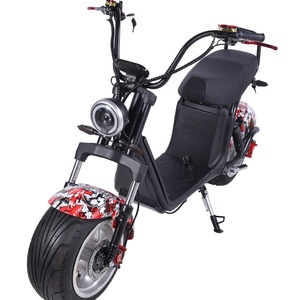 Skuter Listrik Citycoco Model Baru Ban Lebar 2 500W 60V 500-3000W Skuter Listrik/citycoco untuk Dewasa - Product Image 2