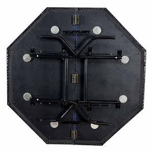 Meilleure vente de table de <span class=keywords><strong>poker</strong></span> octogonale pliable à 8 joueurs avec porte-jetons et pieds pliants pour jeu de cartes Home Entertainment - Product Image 6