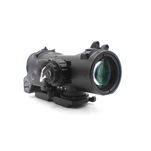 Mục đích kép 1-4x hình ba chiều cố định trường kép của tầm nhìn phạm vi quang chiếu sáng màu đỏ, với phát hành nhanh, gắn tiêu chuẩn 20mm - Product Image 2