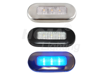 Lumière de courtoisie LED oblongue 3"x1-1/4" pour camping-car, caravane, bateau, lampe intérieure certifiée CE/RoHS/REACH