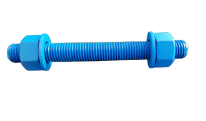 Yüksek kaliteli ASTM A193 <span class=keywords><strong>B7</strong></span> ASTM A194 2H PTFE kaplı saplama cıvata yağ ve gaz için iki ağır altıgen somun ile - Product Image 3