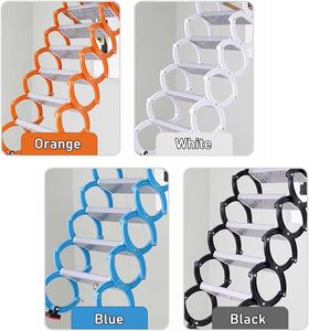 Modern Design Handleiding Aluminium Opvouwbare Zolderladder Ruimtebesparende Stalen Telescopische Trap Voor Thuiszolder Toegang En131 Gecertificeerd - Product Image 3