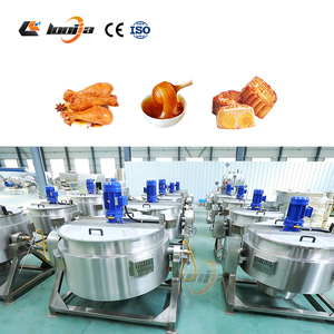 Olla industrial de 300L para cocinar pasta de camarones, <span class=keywords><strong>caramelo</strong></span> y curry, <span class=keywords><strong>con</strong></span> caldera de gas encamisada - Product Image 3