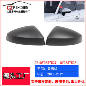 Coques de rétroviseurs Audi A3 2013-2017, ensemble complet, plastique noir, côté gauche et droit - Product Image 2