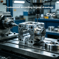 Eje de conexión para piezas de control numérico CNC, piezas personalizadas para la posición de bisagras mecánicas