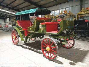 Carruaje Turístico Verde ZD-SC51, Estilo <span class=keywords><strong>Cenicienta</strong></span>, para Transporte Especializado en Paseos Turísticos - Product Image 6