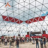 Dôme géodésique de 40 m pour exposition, tente igloo, glamping de luxe, tente de salon professionnel pour événements, mariages et fêtes - Kawagebo Kamp (KK)