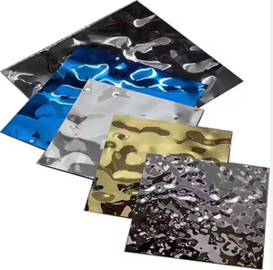 EX669 Decorative 304 316 Stainless Steel <b>Sheet</b> 4x8 <b>Mirror</b> Water Ripple Finish 8K Polish Reflective Surface Stainless Steel <b>Sheet</b> - Product Image 4