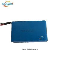 Luz de Escenario LED RGBAW UV Sailwin, Alimentada por Batería, con Placa Base de 2.4Ghz y Batería de 8800MAH para Luz LED Par