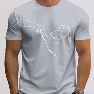 เสื้อยืดแขนยาวทรงหลวมสไตล์สปอร์ต ยูนิเซ็กซ์ ผ้าฝ้าย/ใยไผ่ พิมพ์ลาย น้ำหนักผ้า 260 กรัม - Product Image 3
