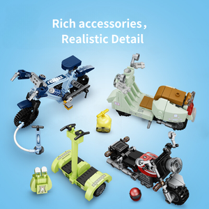 Mini 3D <span class=keywords><strong>Pluzz</strong></span> brique bloc construction véhicule jouet enfant bricolage ordinateur Table ornement décoration éducatif cadeau modèle jouet - Product Image 2