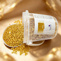 Perles de cire dépilatoire dure à chaud 500g, cire de colophane dorée, vente en gros, épilation indolore pour le maillot, les jambes et le visage, pour salons de beauté et usage domestique