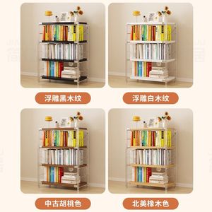 Étagère à livres multi-niveaux Luoyang Jianyi Furniture, 3 étages, réglable, style vintage, sur pied, pour chambre à coucher, rangement domestique - Product Image 4