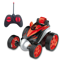 Nouvelle voiture télécommandée à 4 canaux, haute vitesse, haute qualité, avec lumières, voiture de cascade télécommandée, rotation à 360 degrés, jouet de voiture à bascule pour enfant