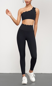 Top Deportivo de Yoga para Mujer, Personalizable al Por Mayor, de Alta Elasticidad, con una Sola Tira, para Entrenamiento Físico y Deportes de Alto Impacto - Product Image 3