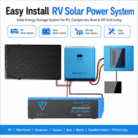 Système solaire tout-en-un 5kVA 48V pour camping-car, onduleur 5000W, sortie CC 100A pour bateau, yacht, alimentation de secours, Vanlife, Nomade