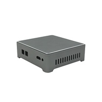 Custom Variable Thickness Aluminum Full Tower Computer Case Fanless Custom Color Side Panel Stock N03 for 12x12cm 10x10cm PCBA