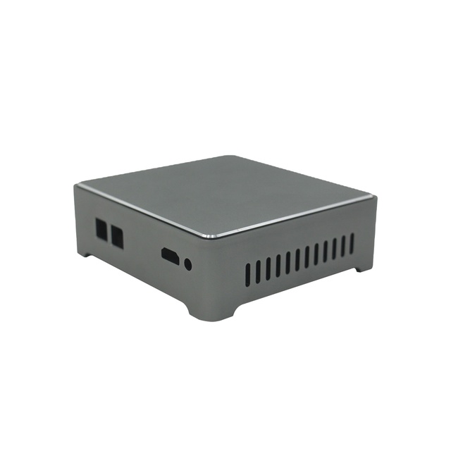 Custom Variable Thickness Aluminum Full Tower Computer Case Fanless Custom Color Side Panel Stock N03 for 12x12cm 10x10cm PCBA