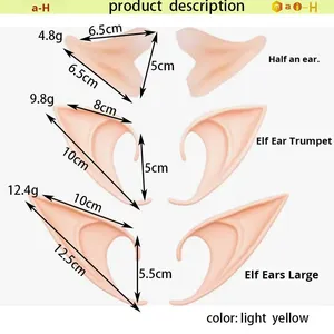 Phụ kiện cosplay tai nhựa hình thiên thần <span class=keywords><strong>elf</strong></span> lấy cảm hứng từ Halloween & Giáng sinh, đạo cụ tiệc tùng, đồ dùng quảng cáo cho tiệc tùng - Product Image 3