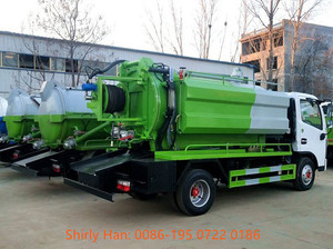 Dongfeng รถดูดสิ่งปฏิกูลถังบำบัดน้ำเสีย5000L 4X2 LHD รถบรรทุกดูดสิ่งปฏิกูล - Product Image 5