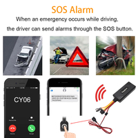 Traceur GPS 2G 4G pour véhicule avec SOS, microphone, coupure de carburant, surveillance vocale, système d'alarme multi-véhicules pour moto