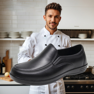 <span class=keywords><strong>Scarpe</strong></span> di Sicurezza per Chef di Hotel, Traspiranti, Impermeabili, Resistenti agli Urti, Antiolio, Leggere, Antiscivolo, Zoccoli Unisex per Cuochi - Product Image 3
