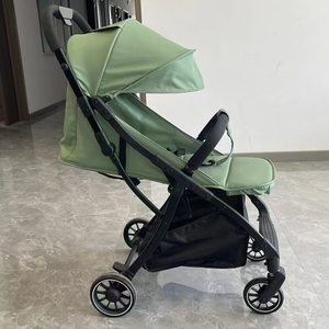 Cochecito de bebé de gama alta con asiento de algodón puro. Diseño plegable de un botón. Fácil de llevar. Adecuado para uso en aviones. - Product Image 3