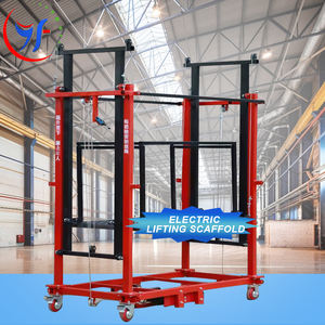 500kg 8M telescópico plegable portátil seguro personalizable móvil plataforma elevadora de tijera hidráulica andamio eléctrico de elevación móvil - Product Image 5