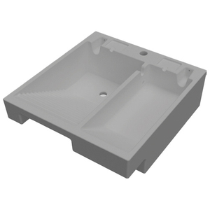 Évier en polyéthylène 70x75x30 cm double bac pour usage en cuisine - Product Image 1