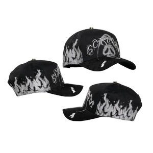 Novedades Gorras Barbas <span class=keywords><strong>SCREAM</strong></span> de Alta Calidad Estilo Original de <span class=keywords><strong>5</strong></span> Paneles Gorra de Béisbol Vintage Gorras con Cuentas Gorras Barbas Chrome - Product Image 1