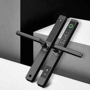 แอปพลิเคชันความปลอดภัย WiFi <span class=keywords><strong>สมา</strong></span>ร์ทล็อคประตูแบบบาง ลายนิ้วมือ อลูมิเนียม Tuya TTLOCK สำหรับประตู <span class=keywords><strong>UPVC</strong></span> แบบแคบ และประตูไม้ - Product Image 2