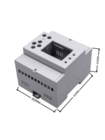 Boîtier en plastique ignifuge pour rail DIN, pour module de contrôle d'automatisation industrielle, boîtier électrique