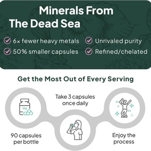 Offre Spéciale : Capsules de Glycinate de Magnésium à Force Maximale – Supplément de Magnésium Chélaté pour Adultes – Extrait Pur de Glycinate de Magnésium - Product Image 3