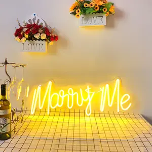 RD Wedding Marriage Confession Marry Me Luminous Words Led Neon Light