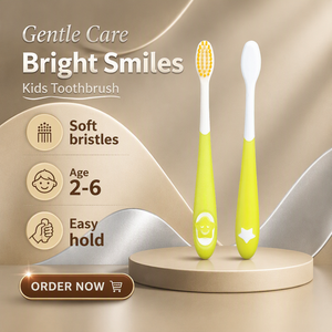 Spazzolino da Denti per Bambini con Logo Personalizzato e Setole in Silicone per Pulizia Orale - Product Image 1