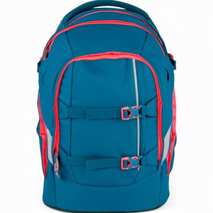 <span class=keywords><strong>Sac</strong></span> à <span class=keywords><strong>dos</strong></span> scolaire unisexe avec fermeture éclair, capacité 30L, design ergonomique <span class=keywords><strong>pour</strong></span> la 5e année - Turquoise profond - Product Image 2