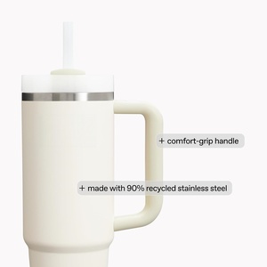 Custom logo 20 oz 30 oz 40 oz Stainless Steel Double Wall Vacuum Metal Cup Travel <b>Coffee</b> <b>Mug</b> 20oz 30oz 40oz Tumbler with Handle - Product Image 4