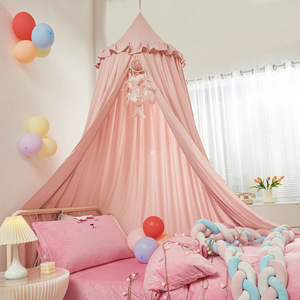 Tenda da <span class=keywords><strong>letto</strong></span> principessa con <span class=keywords><strong>zanzariera</strong></span> in pizzo, decorazioni per <span class=keywords><strong>letto</strong></span> a sospensione, angolo del soggiorno, lettura e gioco per ragazze - Product Image 5