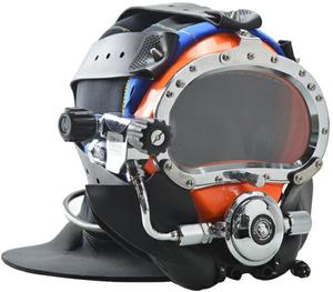 Casque de plongée commercial SEAM CDM16 en ABS et néoprène, respirant, étanche, anti-buée, pour la plongée professionnelle, certifié CE - Product Image 1