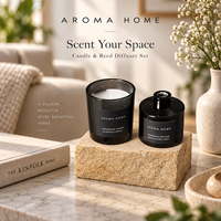 Coffret Cadeau Diffuseur d'Huiles Essentielles Parfum d'Ambiance Maison Longue Durée Luxe Aromathérapie Noël Sans Alcool 2 Mois