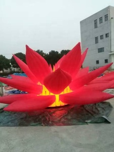 ดอกบัวเป่าลมขนาดใหญ่<span class=keywords><strong>เปิด</strong></span>ดอกไม้ลอยอยู่บนน้ําสําหรับตกแต่งกิจกรรมระเบิดดอกไม้แสงพอง - Product Image 5