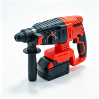 Kit de Herramientas Eléctricas Inalámbricas Profesionales de 18V, Juego de Herramientas Múltiples para Construcción, Carpintería y Mantenimiento