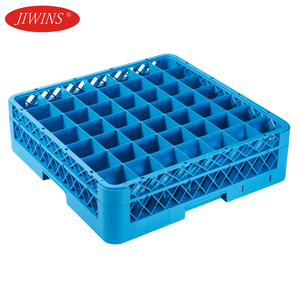 JIWINS khách sạn nhà hàng thương mại Wine cup máy rửa chén giỏ PP nhựa màu xanh 9 6 20 25 36 49 ngăn lưu trữ kính giá - Product Image 6